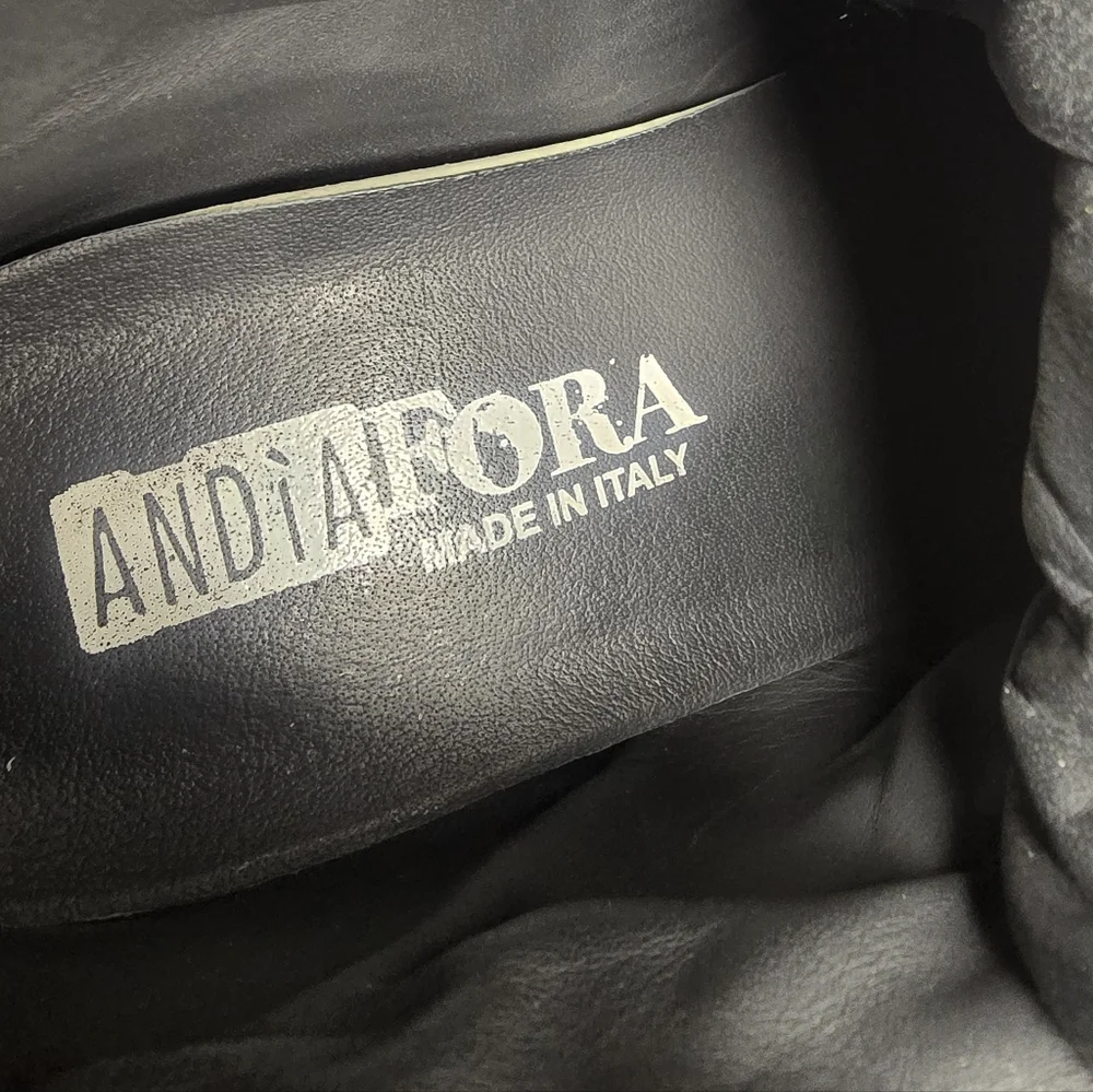 Andia Fora Leopard Sneakers Made In Italy Sz 38 - Picture 6 of 8